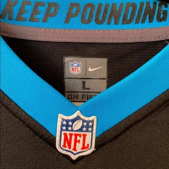Cam Newton Carolina Panthers Football Jersey Large Return to the Panthers - Picture 3 of 7